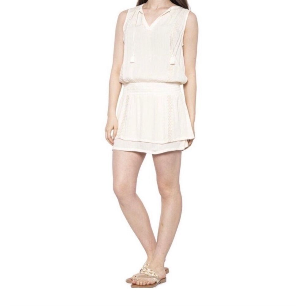 Prana Seaview Sky Dress Bone Medium